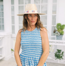 Sunshine Tienda Gingham Marine Dress