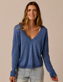 Carve Juliet Sweater - Denim Heather