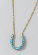 Native Gem Lucky Horse Necklace