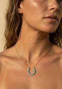 Native Gem Lucky Horse Necklace