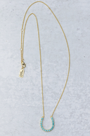 Native Gem Lucky Horse Necklace