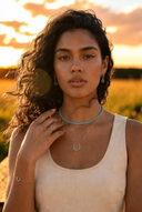 Native Gem Lucky Horse Necklace