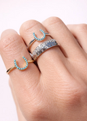 Native Gem Lucky Horseshoe Ring