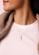 Electric Picks Cross Necklace