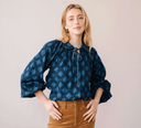 Sunshine Tienda Denim Eyelet Willa Top