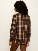 Sanctuary City Plaid Shirt - Burnt Cocoa