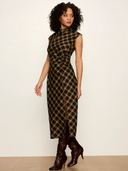 Sanctuary Autumn Edit Dress - Gold Plaid