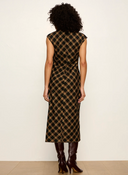 Sanctuary Autumn Edit Dress - Gold Plaid