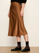 Sanctuary Everyday Midi Skirt - Cocoa Powder