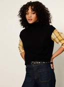 Sanctuary Mock Neck Sweater - Black