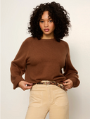 Sanctuary Soft Pop Over Sweater - Cocoa Powder