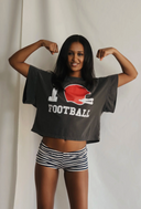 People of Leisure Love Football Tee