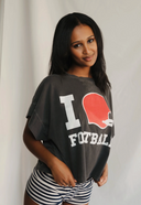 People of Leisure Love Football Tee