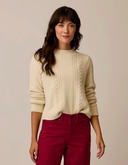 Carve Designs Monroe Cable Sweater