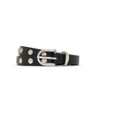 Sanctuary Studded All Day Leather Belt  - Black