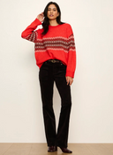 Sanctuary Red Hot Argyle Sweater