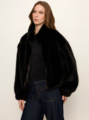 Sanctuary Everest Fur Bomber - Black