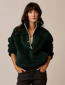 Carve Designs Scout Fleece Pullover - Dark Pine