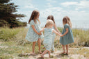 Puff Sleeve Teal Dress