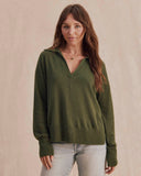 Splendid Tori Cashmere Polo Sweater