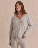 Splendid Tori Cashmere V Neck Sweater