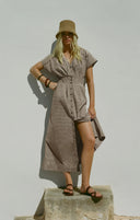 Z Supply Sanna Gingham Midi Dress