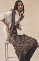 Isabelle Leopard Skirt