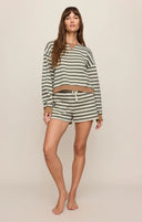 Z Supply Low Key Stripe Sweatshirt