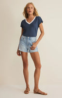 Z Supply Alex Denim Short - Cove