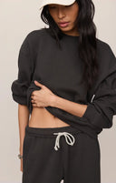 Z Supply Boyfriend Sweatshirt - Ash Black