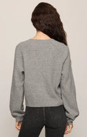Z Supply Westmont Henley Sweater - Grey