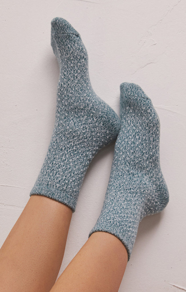 Brushed Marled Socks