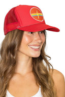 Electric Rainbow Trucker Hat
