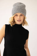 The Alpaca Beanie - Blizzard Grey
