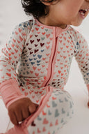 Rainbow Heart Romper