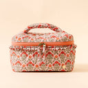 Glam & Go Quilted Cosmetic Bag–Dusty Rose