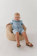 Babysprouts Boy's Utility Shirt: Fish