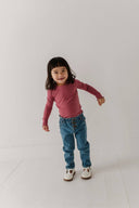 Babysprouts Girl's Paperbag Denim Pants