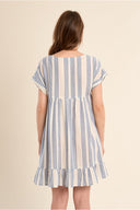 Molly Bracken Cotton Striped Dress