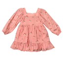 Babysprouts Girl's Dress: Mellow Rose Mushroom