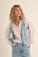 Molly Bracken Dusty Denim Vest