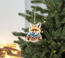 Red Fox in Sweater Ornament