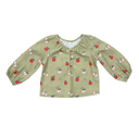 Babysprouts Girl's Cotton Gauze Blouse: Apple