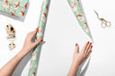 Santa's Holiday Wrapping Paper - 3 Sheet Roll
