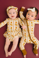 Little One Shop Sunflower Stripe Bamboo Sleeper