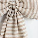 Fabric Bow Garland - Sand