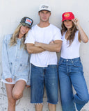 Electric Rainbow Trucker Hat
