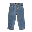 Babysprouts Girl's Paperbag Denim Pants
