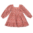 Babysprouts Girl's Dress: Mellow Rose Mushroom