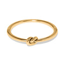 Interlock Single Knot Cuff - Gold